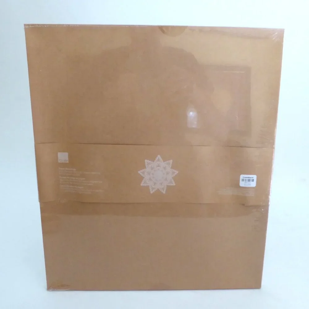 NEW 30” CRATE & BARREL LARGE 3D PAPER SNOWFLAKE CHRISTMAS MOBILE DECORATION